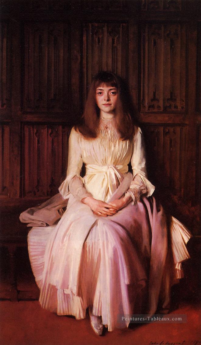 Miss Elsie Palmer portrait John Singer Sargent Peintures à l'huile